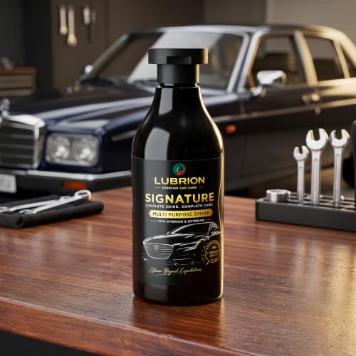 Image of Signature Multi Purpose Shiner - Premium Car Polish for Interior & Exterior, UV Protectant & Dust Repellent for Plastic, Vinyl & Leather | 300ml