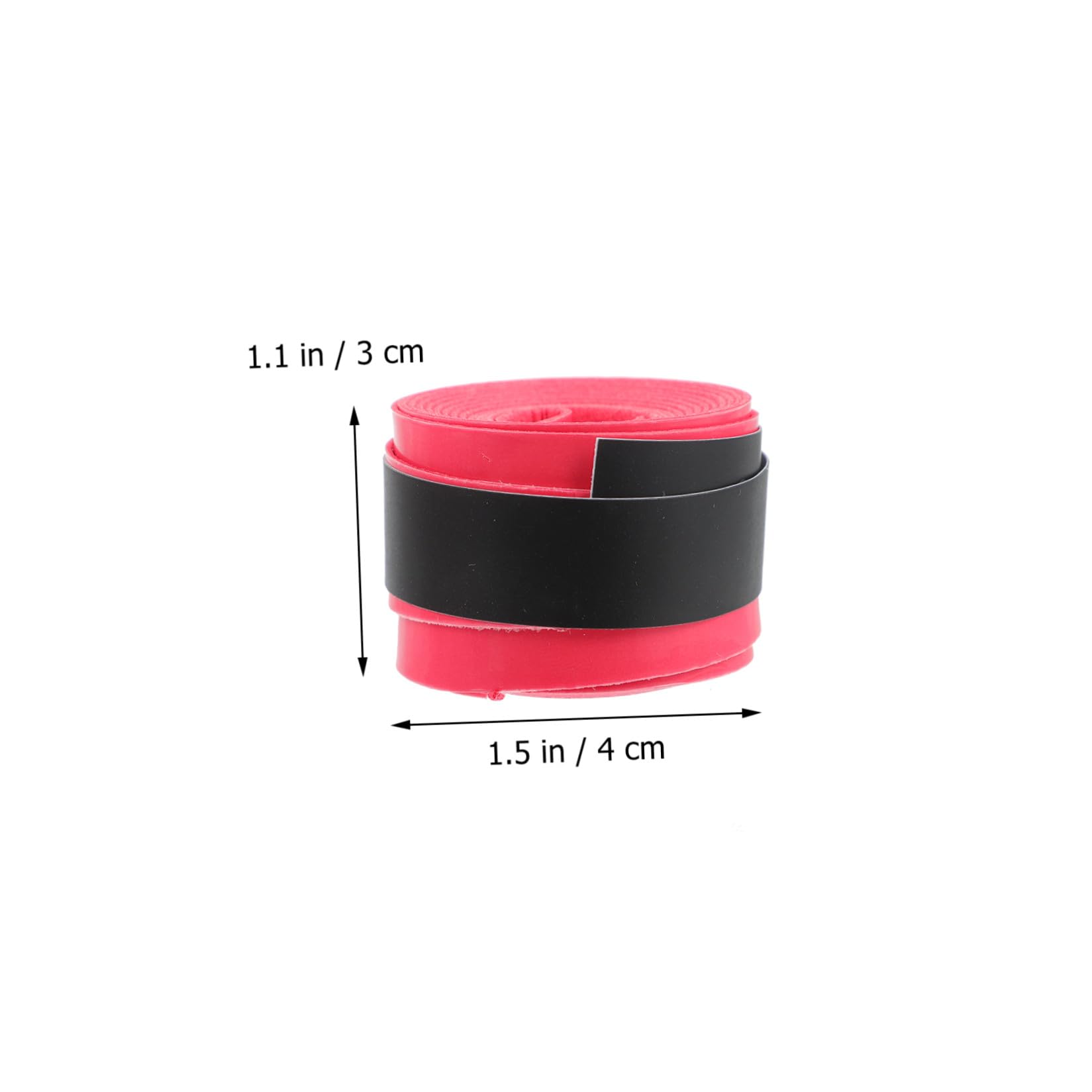 Cintas para Raquetas de Bádminton Antideslizantes Rojas 60 Unidades de PU Elásticas Absorbentes de Sudor para Tenis, Pádel y Deportes de Raqueta, Uso Deportivo y Recreativo