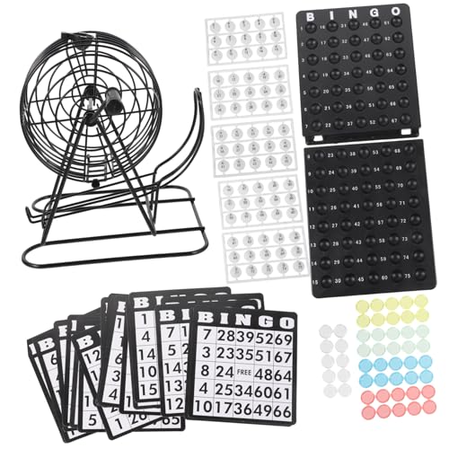 SUPVOX 1 Set American Bingo Game Party Supplies with Easy Setup for Gatherings and Events Design with Transparent Coating for Fading Resistance