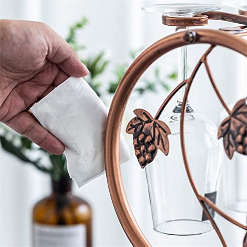 Soporte metálico para botellas de vino FENOKD miniatura 4