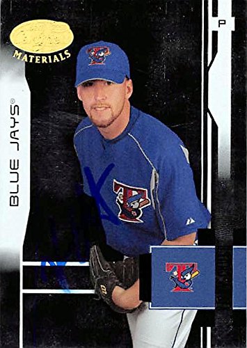 Sports Memorabilia Autograph Warehouse 343832 Vinny Chulk Autographed Baseball Card - Toronto Blue Jays, FT 2003 Leaf Materials No. 194