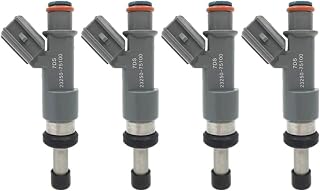AURUS 4pc Fuel Injector 23250-75100 Compatible With 2005 2006 2007 2008 2009 2010 Toyota Tacoma 2.7L I4 2TR-FE Engine for Toyota 4runner 2010 for Toyota Hiace 2.7l 23209-75100 842-12376 (Set of 4)