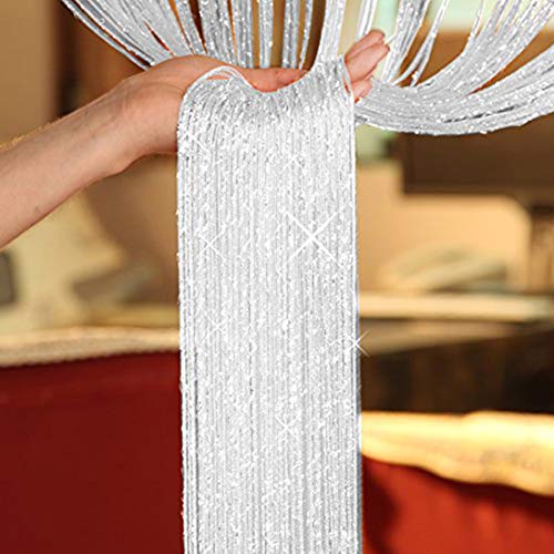 TRIXES Pannello Tenda a Striscioline Bianche e