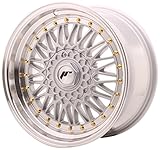 Size: 17" Japan Racing JR9 Silver - 17x8.5 ET35 5x112/5x108 Llantas de aleación (Competición)