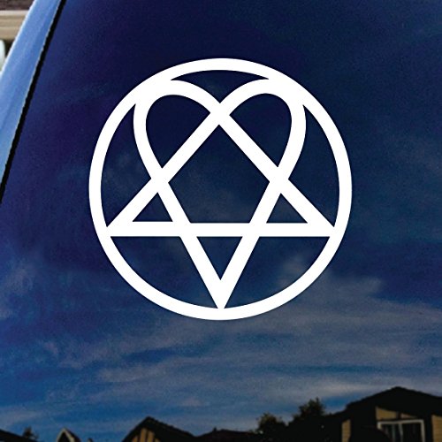 SoCoolDesign Heartagram Car Window Vinyl Decal Sticker 7
