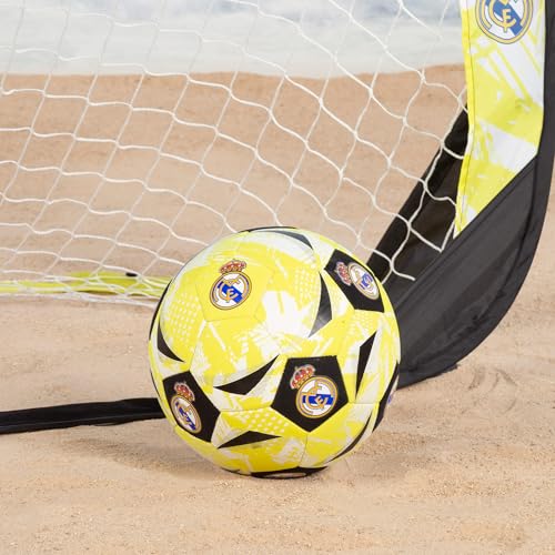 ColorBaby Real Madrid balón de fútbol Playa, Neopreno, Talla 5, diámetro 21 cm, Resistente al Agua, diseño Oficial del Equipo (77614) - imagen 2