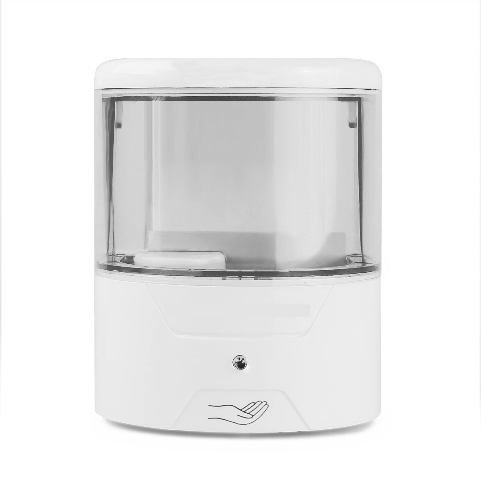 Dispensador de jabón líquido sin contacto para pared en color blanco