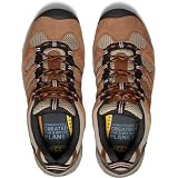 KEEN Męskie wodoodporne buty turystyczne Headout, Bison Fossil Orange, 40 EU