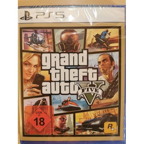 GTA 5 - Grand Theft Auto V für PS5 (100% UNCUT) (Deutsche Verpackung)