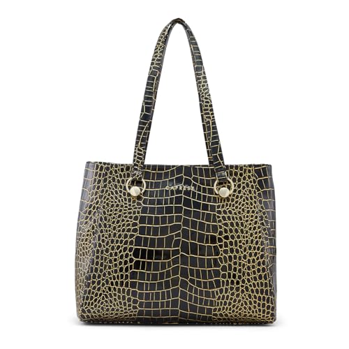 Image of Caprese Miranda Tote Bag, Large | Stylish Handbag for Women | Spacious, Versatile Office & Daily Essentials Tote | Zip Closure