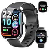 IA Montre Connectée Homme Femme avec ChatGPT, 1.91''Smartwatch avec Appel Bluetooth, Etanche IP68 Montre Sport Podometre Cardiofrequencemetre Sommeil, 120+Sportifs Montre Intelligente pour Android iOS