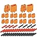 Senven 10Pares XT60 Conectores, XT-60 Macho Hembra Conectores de Bala enchufes de energía con termorretracción, para RC XT60 Lipo batería de Juguete, Alta Corriente Conector(10 Pares).