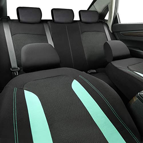 image for CAR-GRAND Universal Fit Sporty Breathable Mesh and Fabric Car Seat Cov