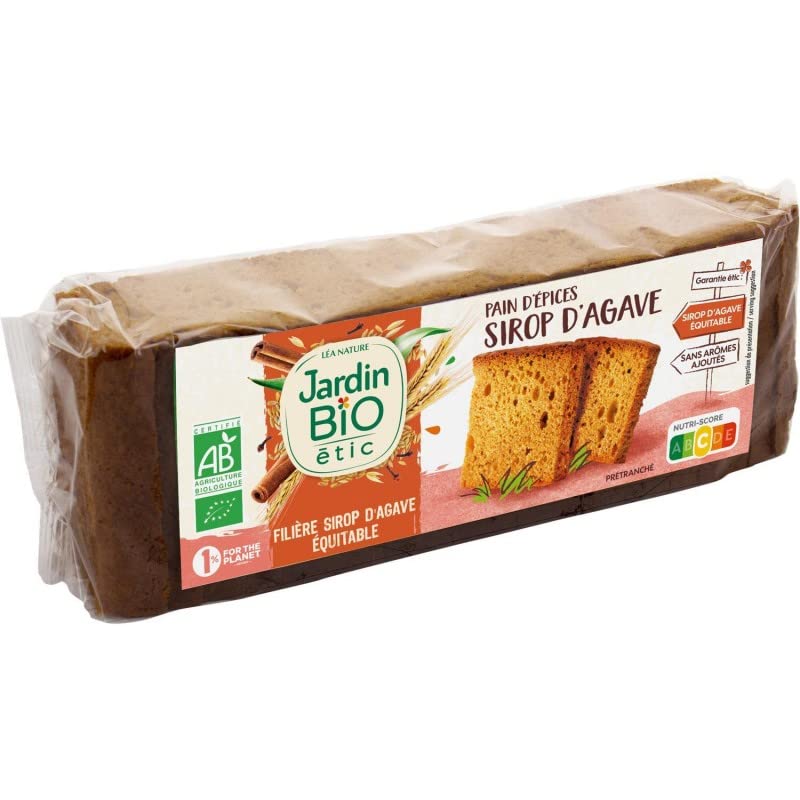 JARDIN BIO ÉTIC PAIN D'ÉPICE AU SIROP D'AGAVE 300G - JARDIN BIO ETIC - LOT DE 4 - Offre Special