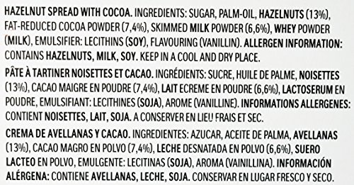 Fonowt Nutella Glass JAR, 21 Mini Nutella Jars Inside with Each 30 Grams