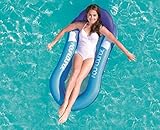 Echden Aufblasbares Wasserhängematte, Luftmatratze Pool Schwimmende Wasser Bett Luftmatratze Wasser Pool Matratzen Strandmatte Floating Lounge Stuhl für Erwachsene und Kinder (Blue)
