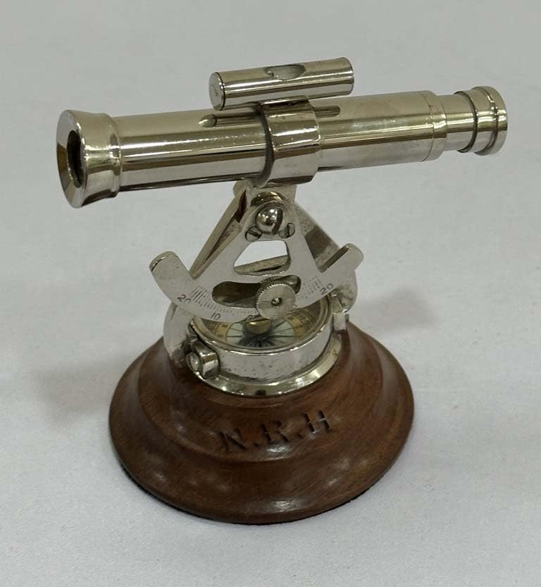 Telescope Brass Spyglass Pirata Monocular Mini Vintage miniatura 2