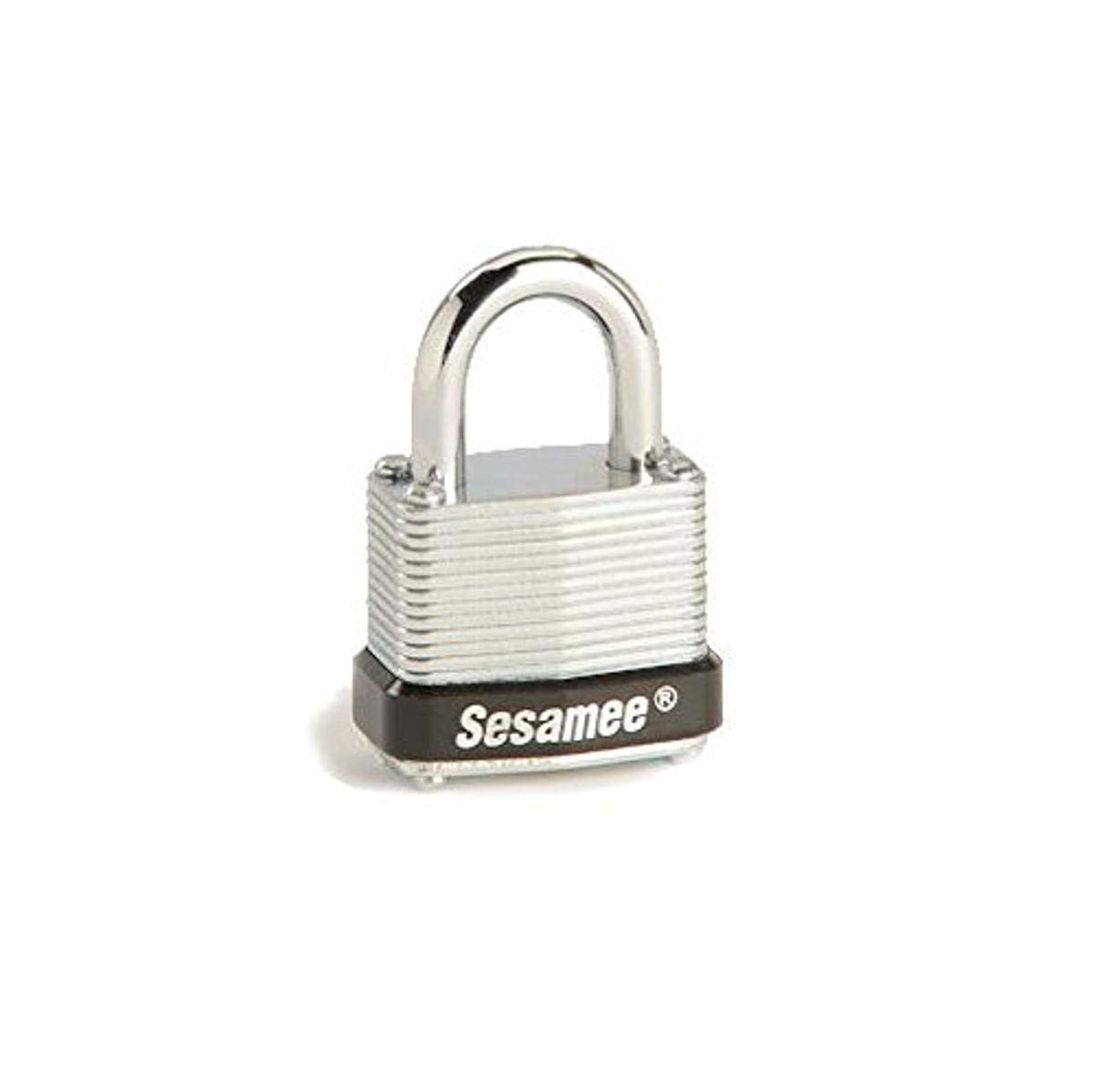 Sesamee 43000 430 Series Laminated Steel Padlock with 1-3/16 Inch Body Width, KD, Commercial Grade, 1-Pack