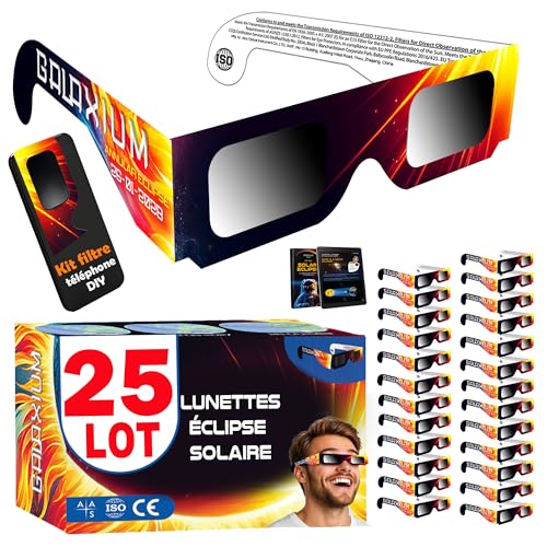 Lunettes d'Eclipse Solaire Galaxium contre la fatigue oculaire de 2026