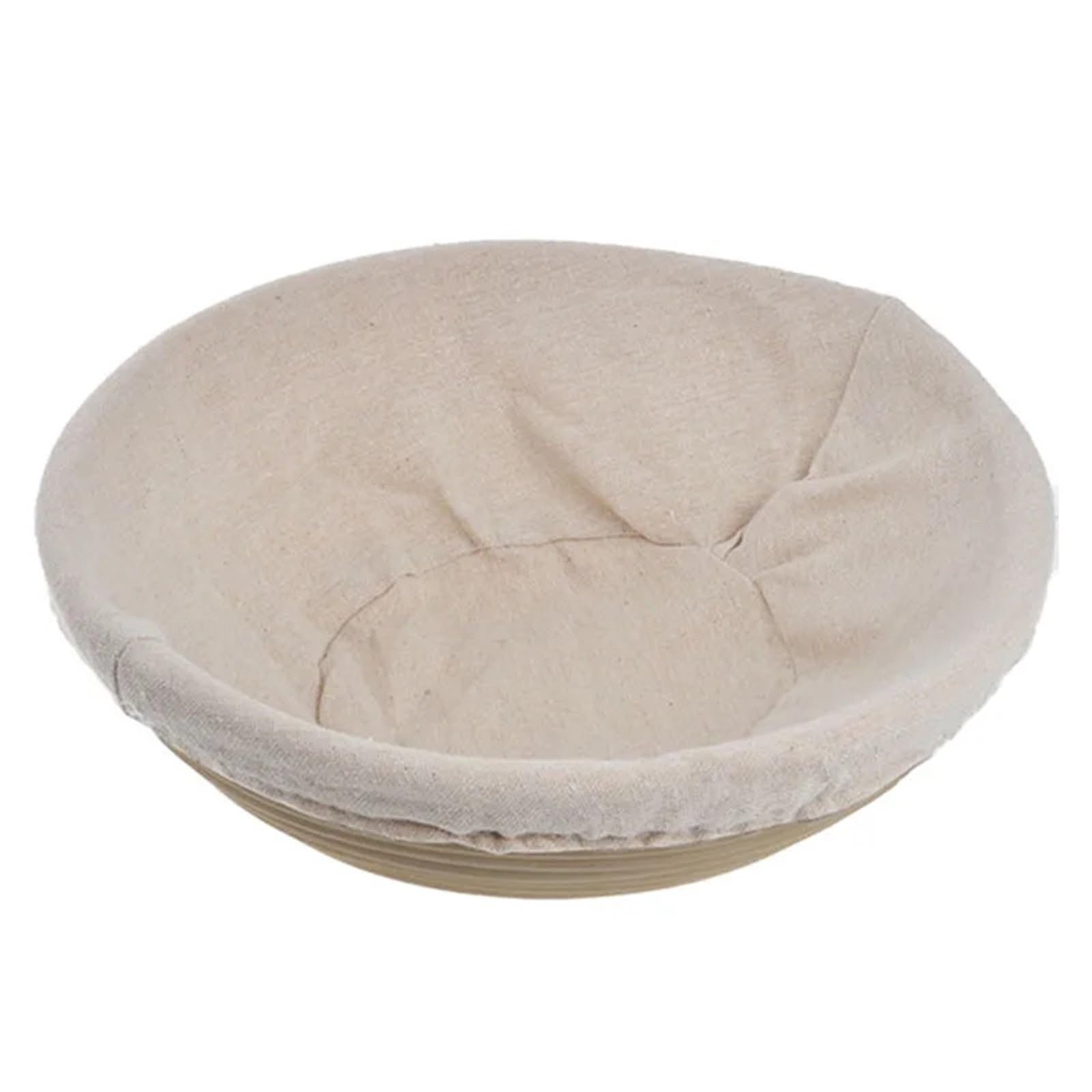 Gärkörbchen Für Brot Runder ovaler Rattan-Brot-Gärkorb, Brot-Backform, Form, Brot, Teig, Gärkorb(Round-18 * 9cm)