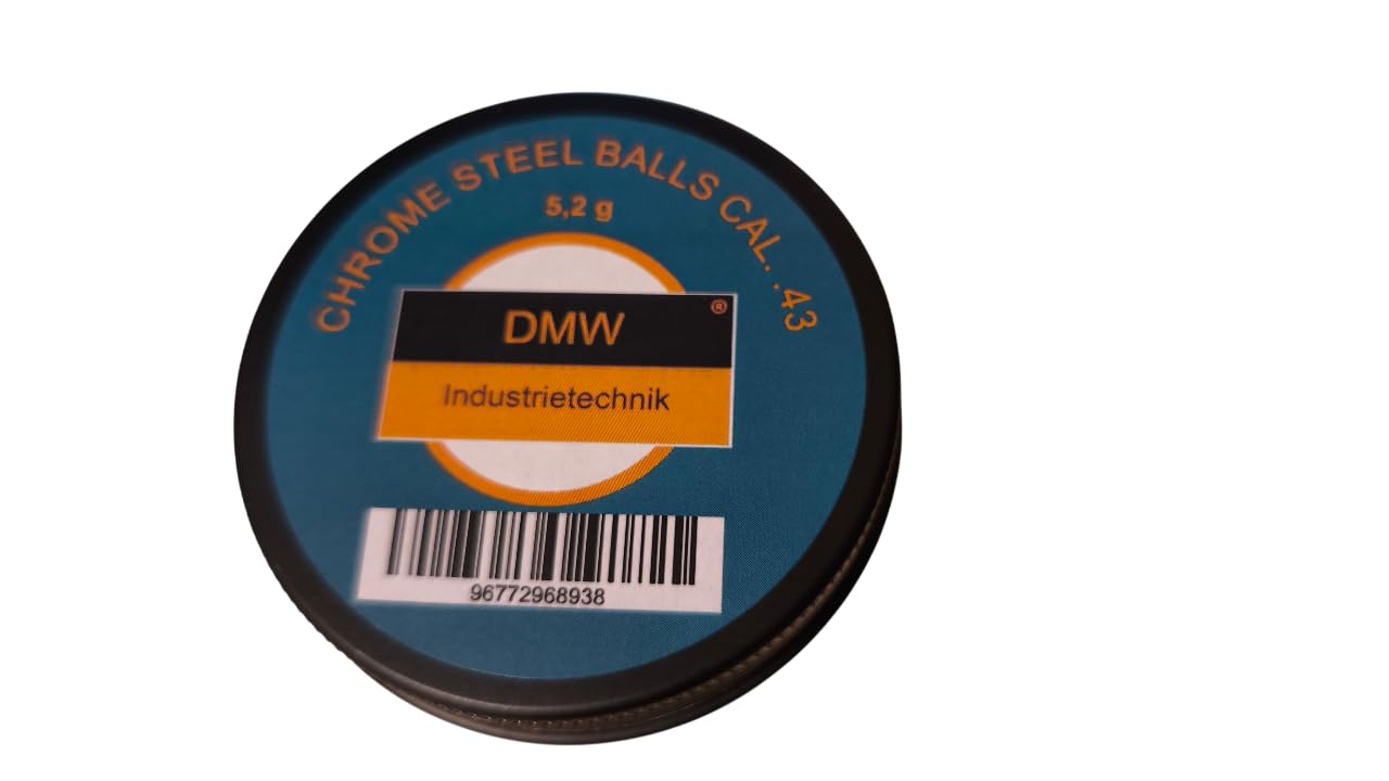 20 stuks Cal .68 voor HDS 68 chroom stalen kogels gehard industriële kwaliteit nauwkeurig aangepast RAM T4E materiaal: 1.3505 (100Cr6 - rollager staal) Hardheid: tussen 60 en 66 HRC