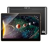 [page_title]-Tablet 10 Zoll Android 8.0, Padgene Android Tablet PC 10,1 Zoll Quad Core IPS HD Pad mit 2G RAM 32G Speicher Dual SIM Slots Dual Kamera WiFi/3G Entsperrt Bluetooth 4,0 GPS Telefonfunktion(Schwarz)