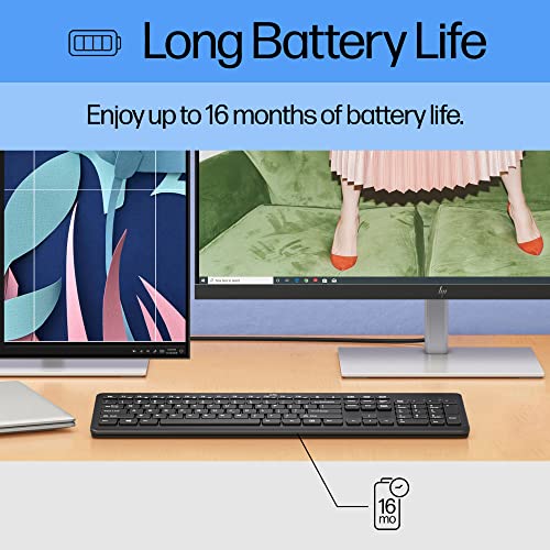 Hp 3L1E7AA#ABA 230 Wireless Keyboard - Wireless Connection - Low-Profile, Quiet Design - Windows & Mac Os - Laptop thumb #5