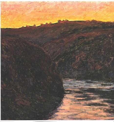Affiche de Monet Vallée de la Creuse décoration impression sur toile salon 60x90cm