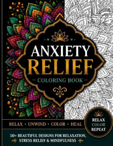 Anxiety Relief Coloring Book: Coloring Book image 2
