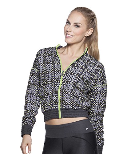 Maaji Women's Seed Power Amazing Spread Reversible Running Jacket, Multi, M