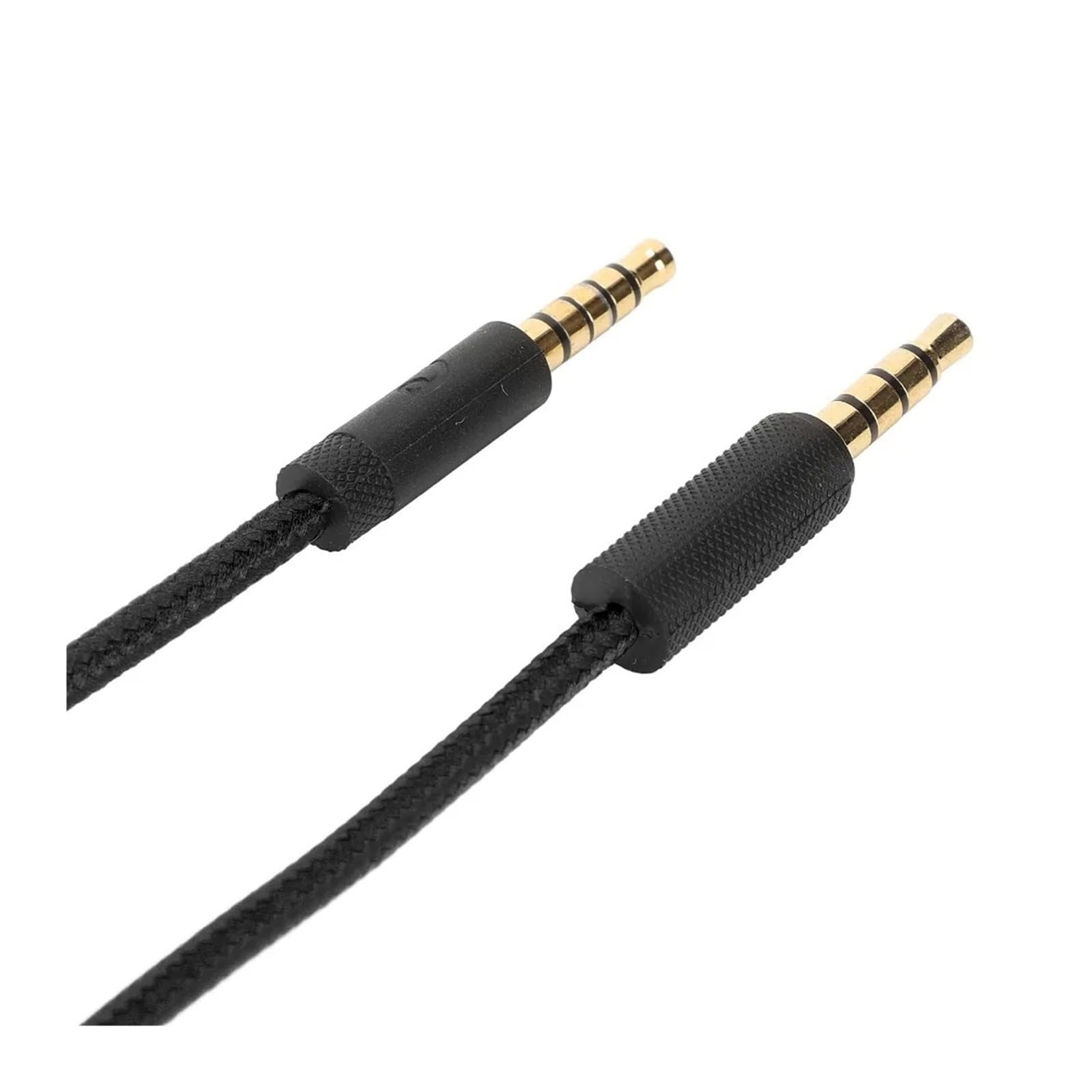 Cable de repuesto trenzado de 3,5 mm a 3,5 mm con micrófono de control de volumen para Logitech G Pro X G Pro G433 G233 (azul)