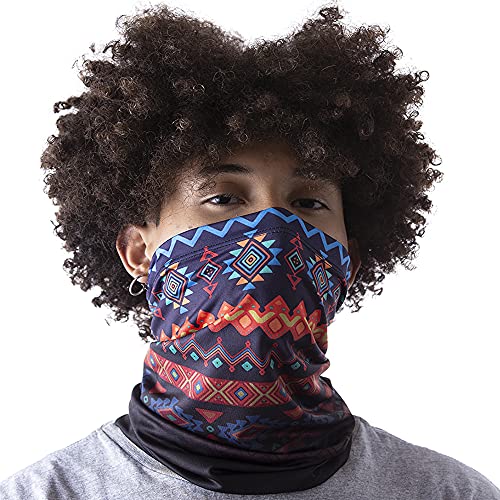 Máscara Bandana Étnica Tribal Proteção Ciclismo Pesca Moto