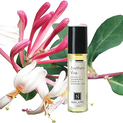 Nabila K – Southern Vine - Roll-On Perfume with Essential Oils - All Natural - Organic - Long-Lasting Fragrance – Alcohol-Free - Perfume for Women - TSA Approved - 0.33 oz / 10 ml