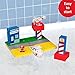 BathBlocks Floating Coast Guard Set, Red & Whte