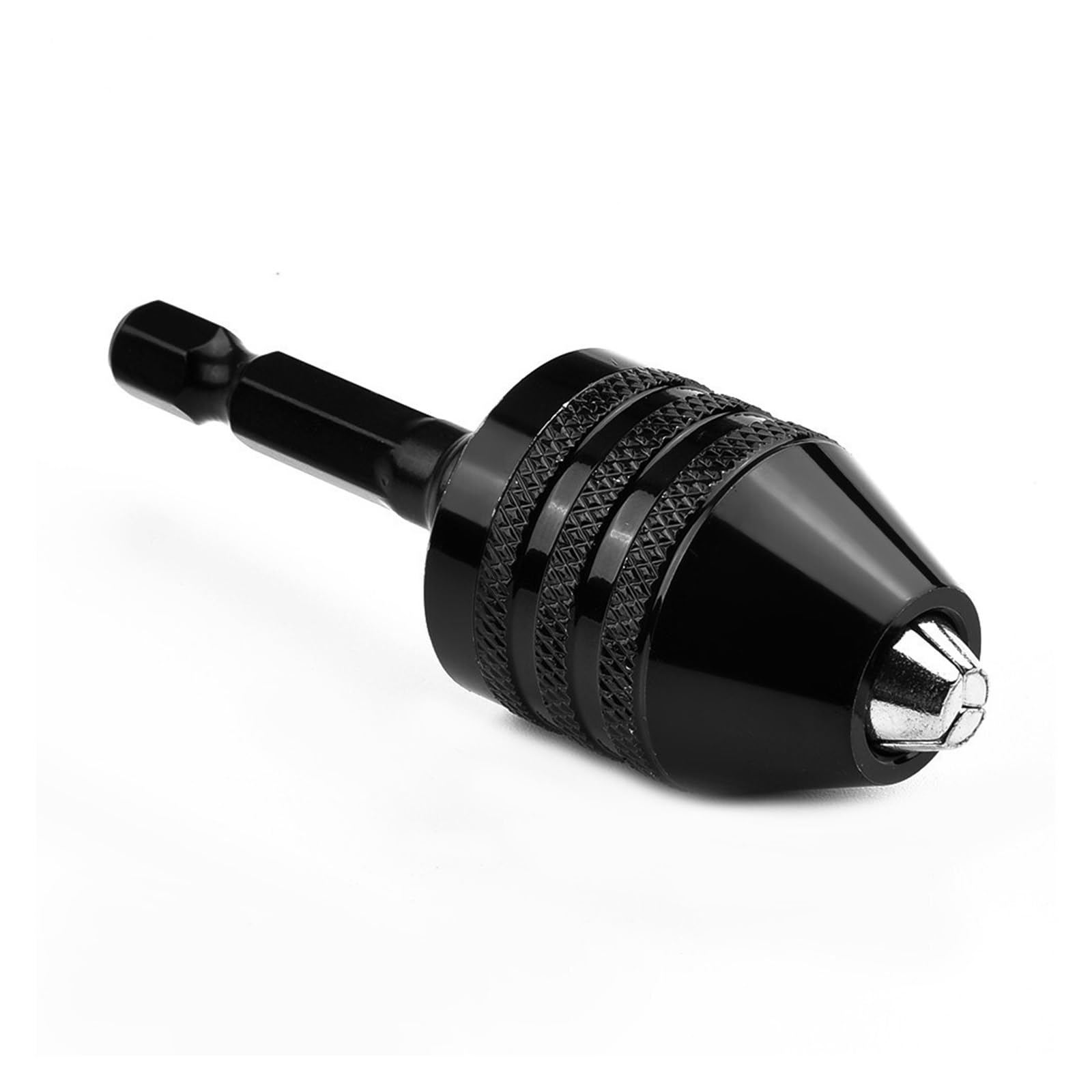 Bezkluczowy uchwyt wiertarski 0,3-8 mm samozaciskowy konwerter do wierteł elektrycznych - narzędzie do szybkiej wymiany 1/4 cala z chwytem sześciokątnym(0.3-6.5mm)