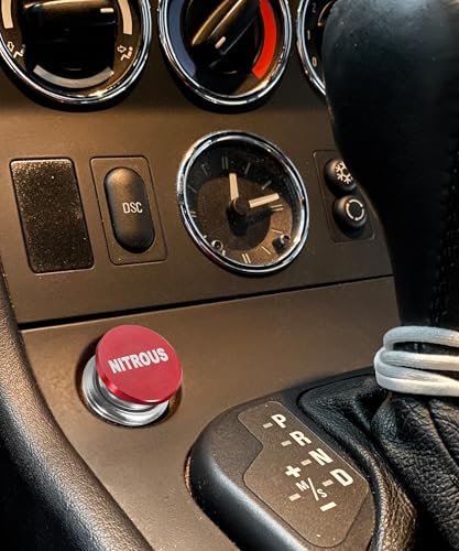 Image of Car Cigarette Lighter,Car Accessories,12 Volt Waterproof Pop-Out Aluminum Alloy Vehicle Cigarette Lighter Plug,Automotive Replacement,Fit for Most Cars with Standard 12V Power Source (Nitrous)