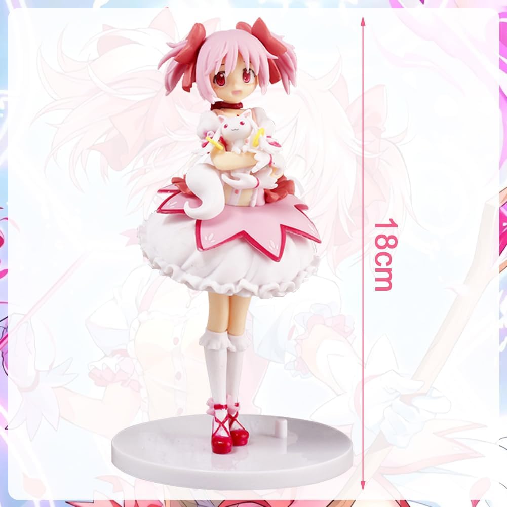 Style Fille Magique Figurine 18CM Personnages de Dessin Animé Position Debout Modèle en PVC Décoration de Bureau Cadeau