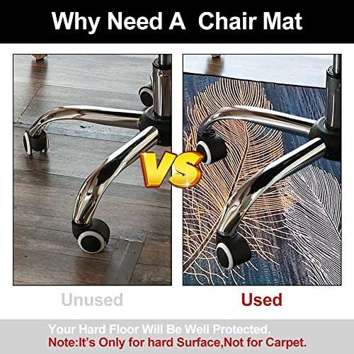 Yexexinm 36 X48 Chair Mat For Hardwood Floor, Anti-Slip Desk Chair Mat, Chair Rugs Floor Protectors Mat, Desk Chair Mat Color 48Inchx36Inch Fhd013 Fhd013 #TOP2