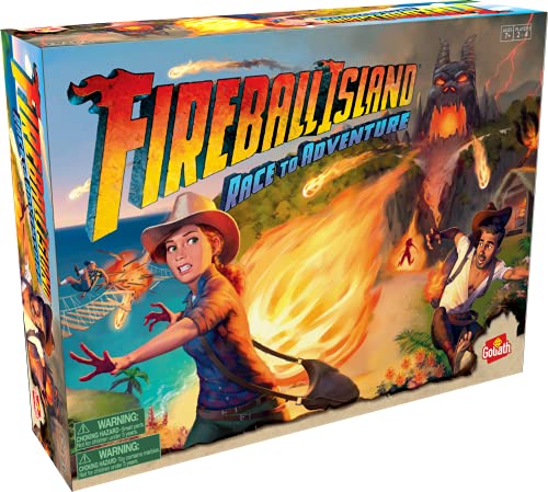 Goliath Fireball Island Board Game - Unique Game Board And Components, 2-4 Players Ages 7 And Up #TOP3