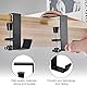 Smomend 2PCS Kopfhörer Ständer, Headphone Stand Schreibtisch Kopfhöreraufhänger, Platzsparender Headset Halter für Schreibtisch, Verstellbarer headset halterung tisch mit Multifunktionaler Nutzung