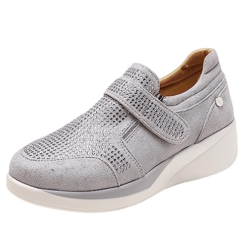 Walking Shoes Women Dressy Womens Slip On Fashion Sneakers Lightweight Comfortable Breathable Casual Walking Tennis Shoes for Gym Travel Workout