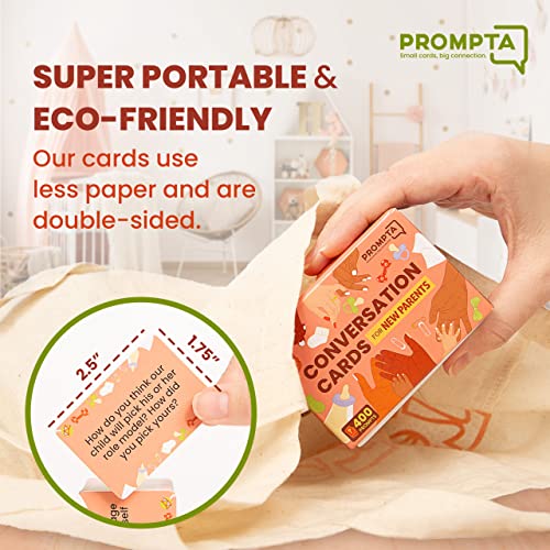 400 Conversation Cards For New Parents - Fun Questions To Connect And Talk About Parenting Essentials – Gift For New Mom Gifts For New Dad - Conversation Starters For Couples Gifts #TOP5