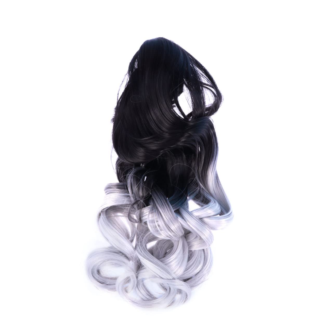 FRCOLOR Colorful Claw Clips Ponytail Wigs Cosplay Wig Cosplay Headwear Cosplay Hair Accessories Tiger Mouth Claw Clip Wig Headgear Fluffy Color Wigs Big Wave Wig Curve Wig