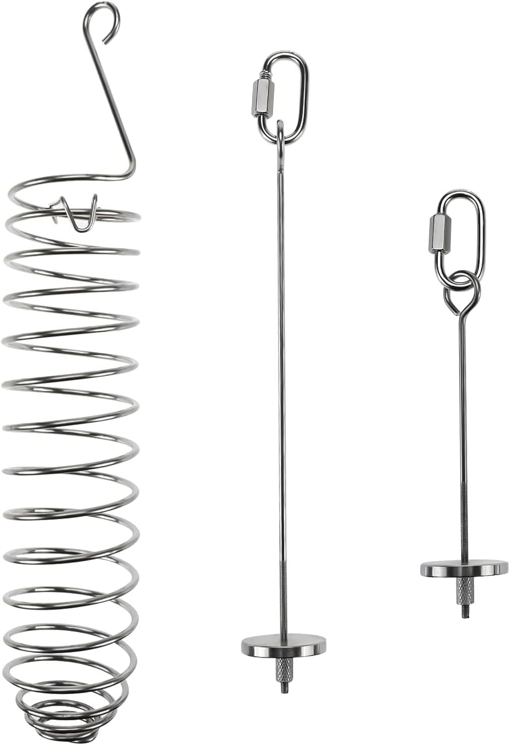 3in1 Bird Skewer Bird Food Holder Stainless Steel Parrot Hanging Vegetable Fruit Feeder Bird Treat Skewer, 2X Fruit Fork +1 Food Basket, Parrot Foraging Toy for Parrots Cockatoo Cockatiel Cage