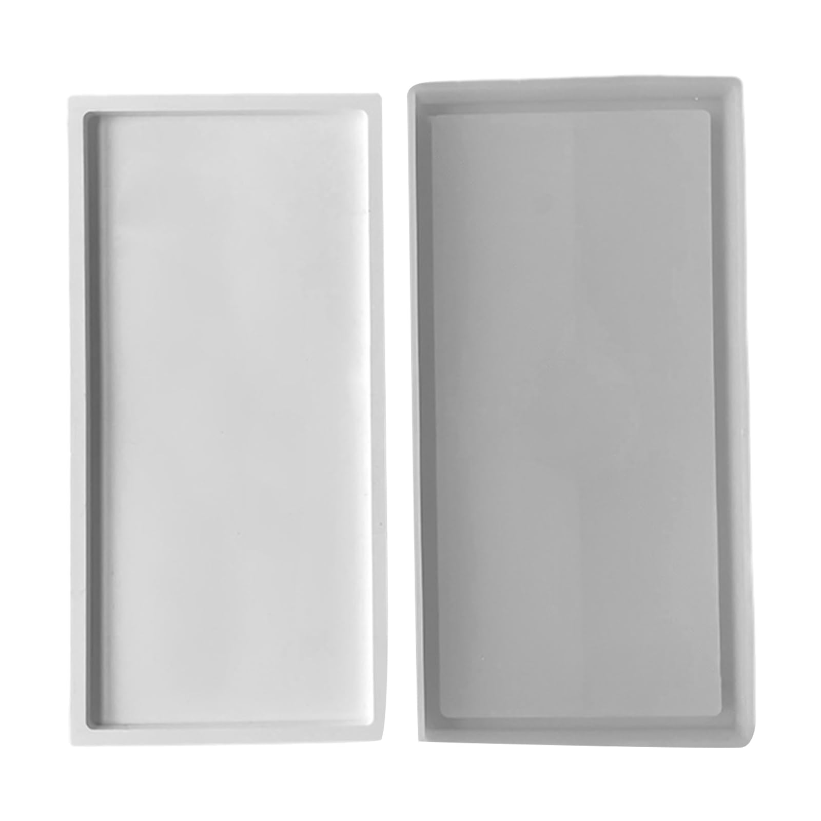 ordinarYone Fruit Tray Silicone Resin Plate Rectangular Jewelry Dish Silicone for Resin Casting Tray