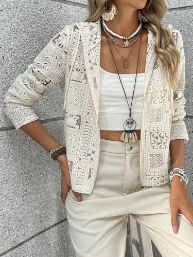 Chic Apricot Womens Casual Coat: Stylish Hooded Cardigan for Fall/Winter 2025 - Image 6