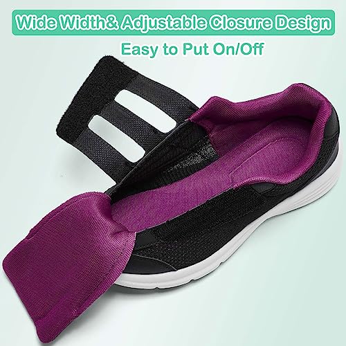 Diabetic Shoes for Women Extra Wide Width Slip-On Orthopedic Elderly Shoes with Adjustable Strap Lightweight Breathable Easy On/Off, Swollen Feet Walking Edema Sneakers3