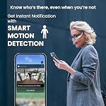 Lorex 1080p Resolution Wired Video Doorbell | Front Door Security | Nightlight | Motion Sensor & Person Detection | 2-Way Talk | IR Night Vision | 32GB Storage Included | No Monthly Fee