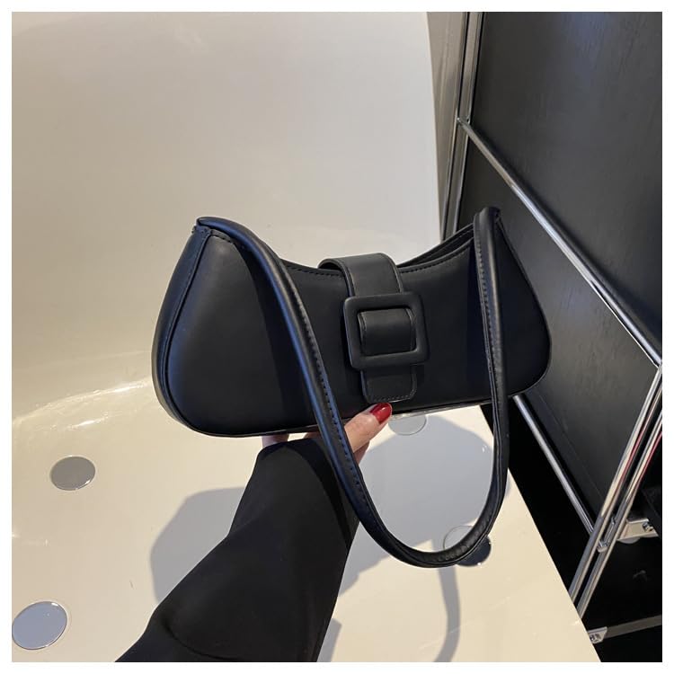 Shoulder Bags PU Leather Vintage Handbag Retro Classic Clutch Small Purse Underarm Bag for Women2