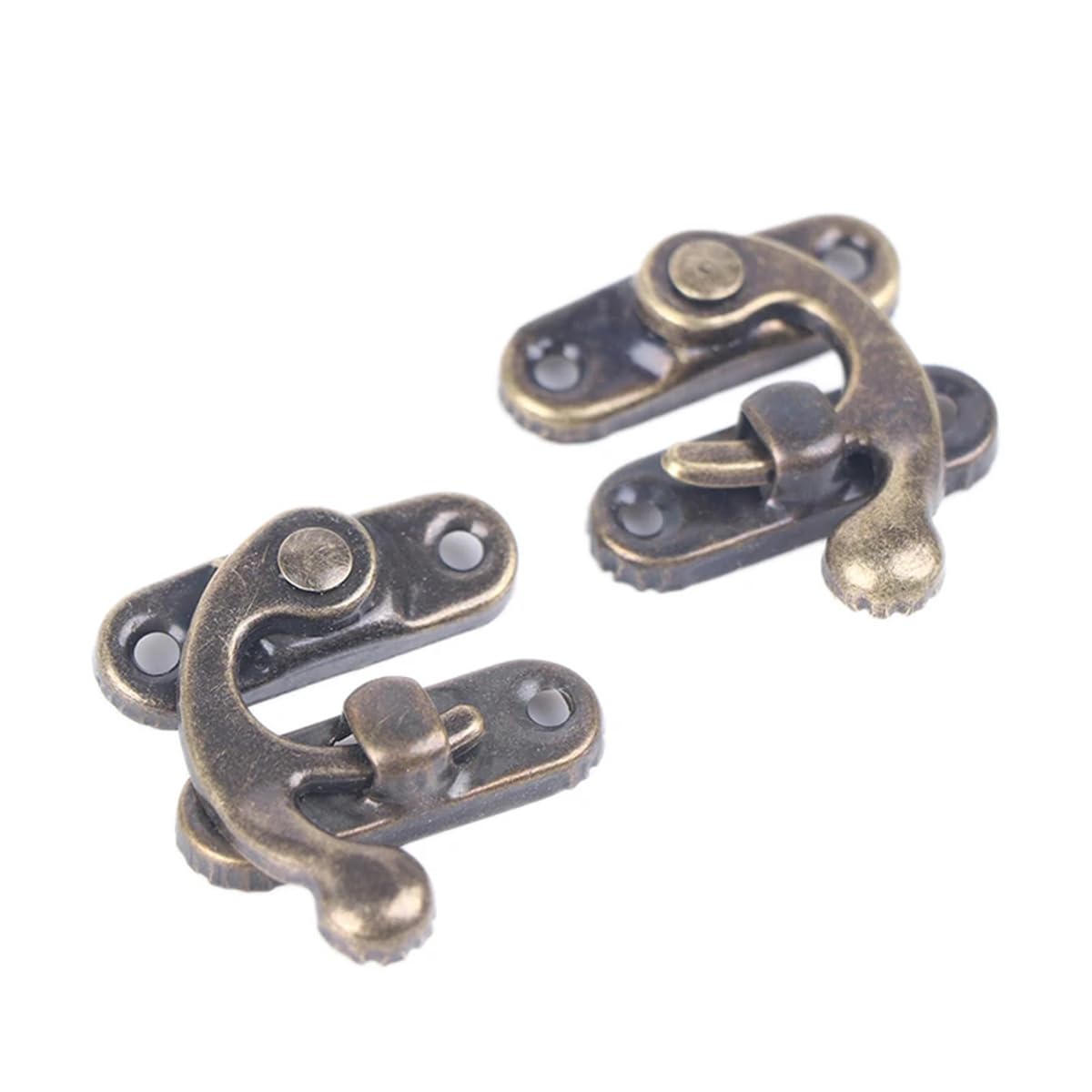 Amazon | Jinmoioy ロック 打掛 金具 8個 コーナー南京錠掛ボックス